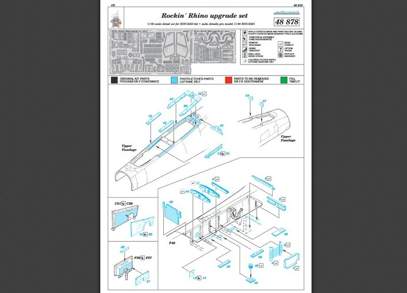 Bauanleitung, Seite 1 (Grafik: Eduard)