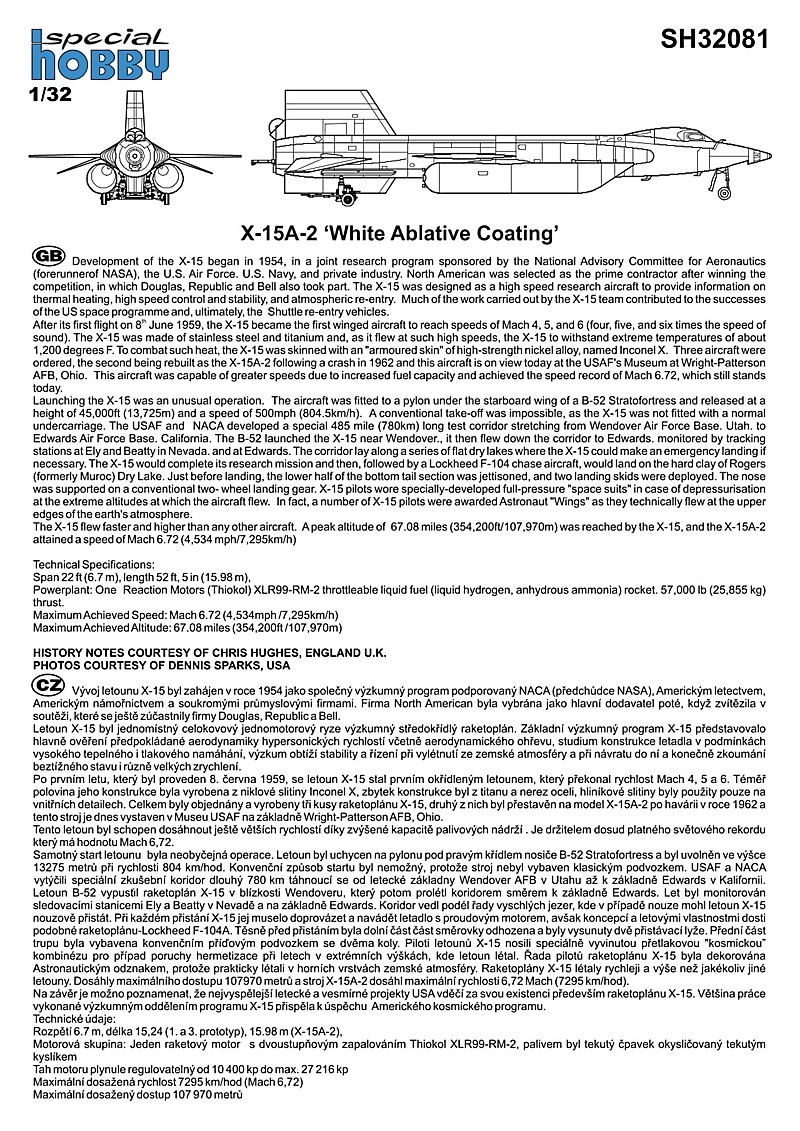 X-15A-2 ´White Ablative Coating´