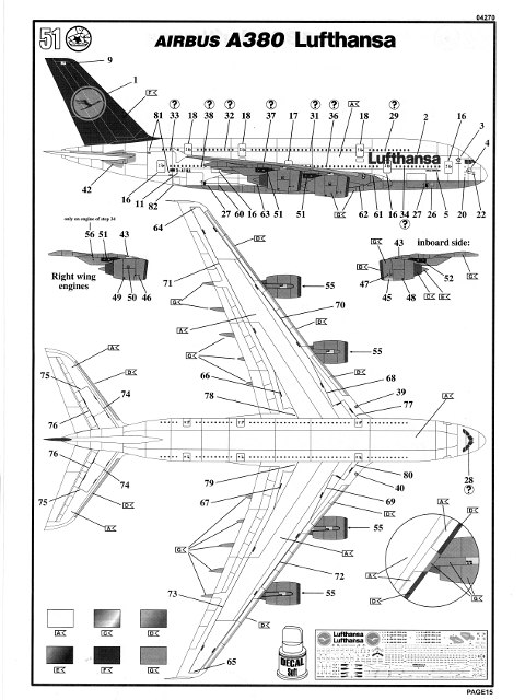 Revell - Airbus A380-800 Lufthansa