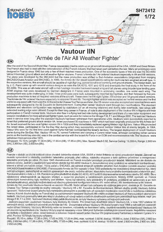 Vautour IIN Armee de l´Air All Weather Fighter