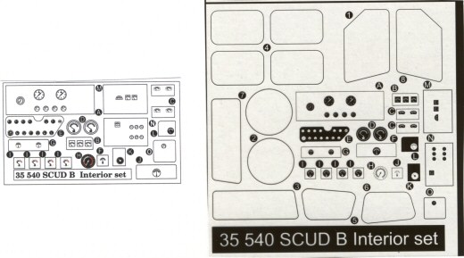 Eduard Ätzteile - SCUD-B Interior Set