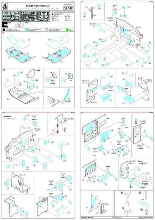 Eduard Ätzteile - SCUD-B Interior Set