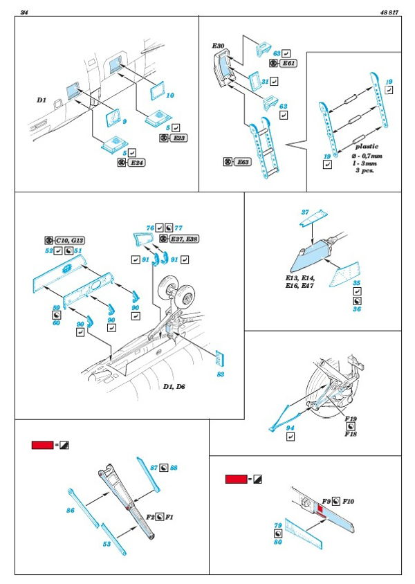 Eduard Ätzteile - F-14A upgrade set