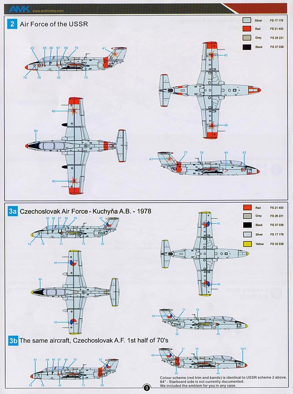 Avantgarde Model Kits - L-29 Delfin