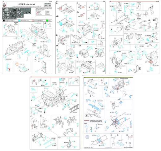 Eduard Ätzteile - SCUD-B Exterior Set