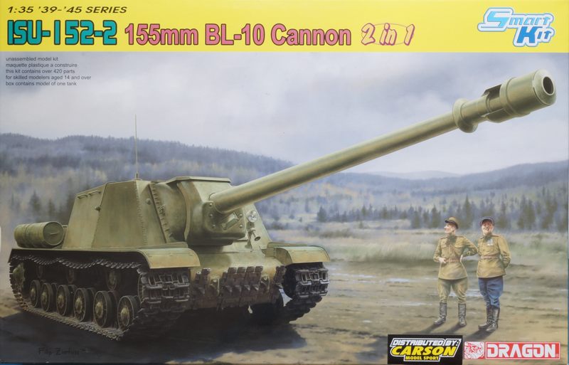 Dragon - ISU-152-2 155mm BL-10 Cannon 2in1