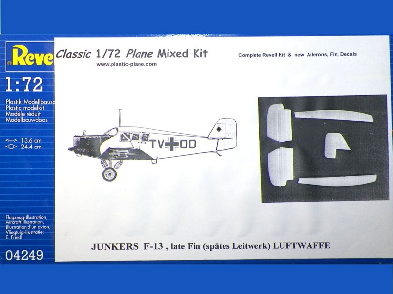 Classic Plane - Junkers F 13 late Fin Luftwaffe