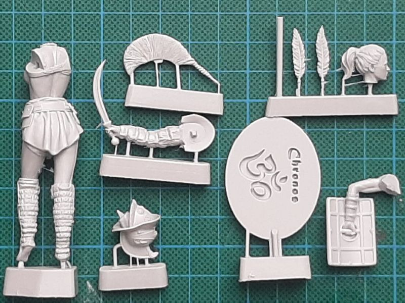 Chronos Miniatures - Worlds of Fantasy: Gladiatrix