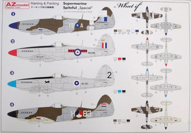 AZ model - Supermarine Spiteful "Special" "What if"