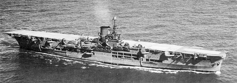 Photo # NH 85716 - British aircraft carrier Ark Royal with a flight of 'Swordfish' overhead, circa 1939.