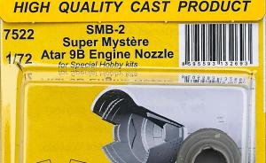 SMB-2 Super Mystère Atar 9B Exhaust Nozzle von CMK