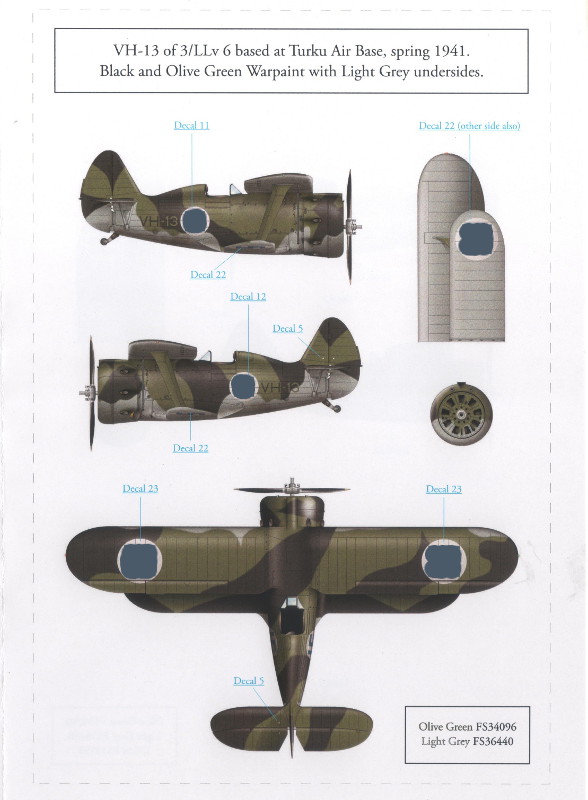 S.B.S Model - I-153 Chaika in Finnish service Vol. II