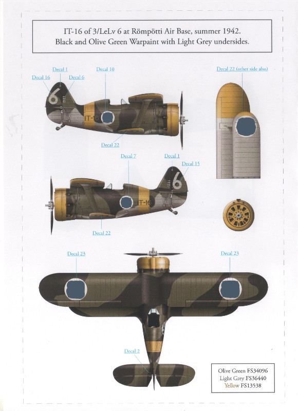 S.B.S Model - I-153 Chaika in Finnish service Vol. II