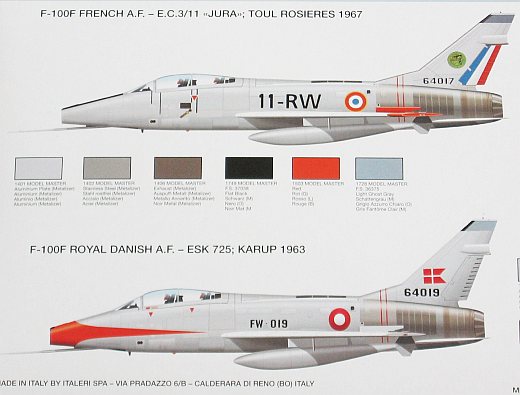 Italeri - F-100 F Super Sabre Double Seater