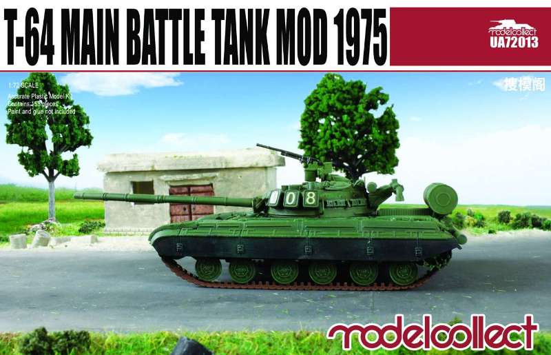 Modelcollect - T-64 Main Battle Tank Mod. 1975