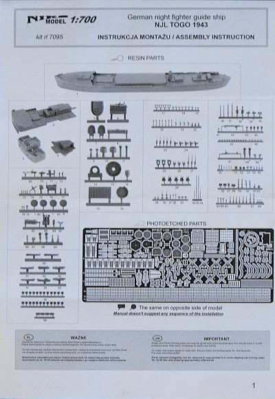 German night fighter guide ship NJL Togo 1943