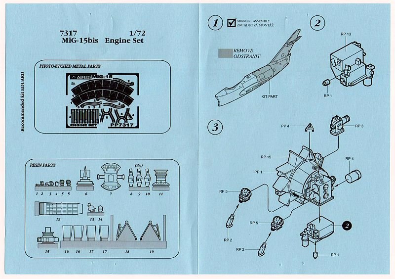 Aires - MiG-15bis Engine Set