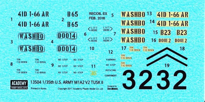 Academy - M1A2 Abrams SEP V2 TUSK II