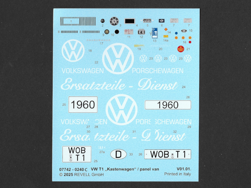 Revell - VW T1 Kastenwagen/Panel Van
