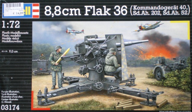Revell - 8,8cm Flak 36 (Kommandogerät 40, Sd.Ah. 202, Sd.Ah. 52)