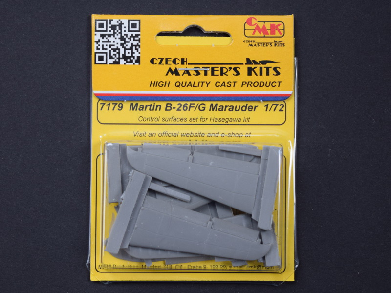 CMK - Martin B-26F/G Marauder Control surfaces set