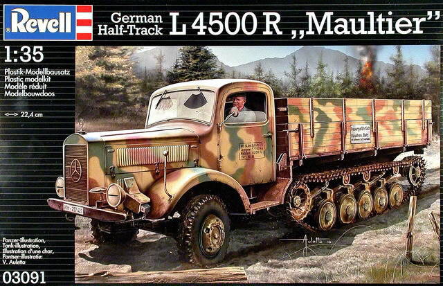 Revell - German Half-Track L 4500R 