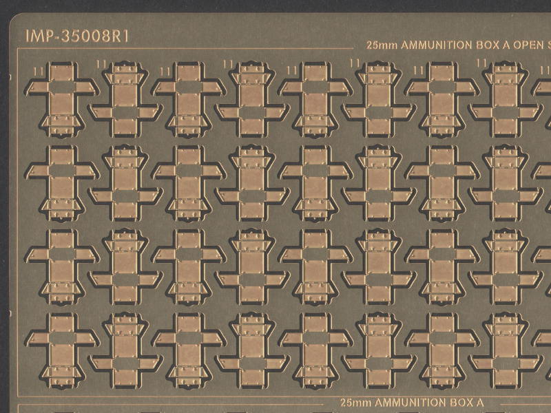 IJN 25mm Ammunition Box Set
