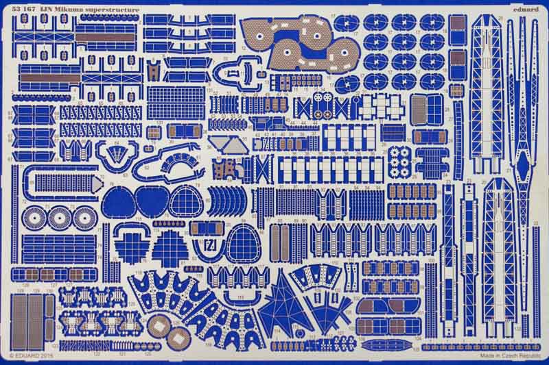 Eduard Ätzteile - IJN Mikuma superstructure