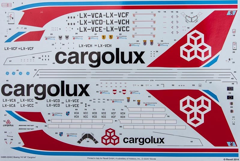 Revell - Boeing 747-8F Cargolux Cutaway Limited Edition