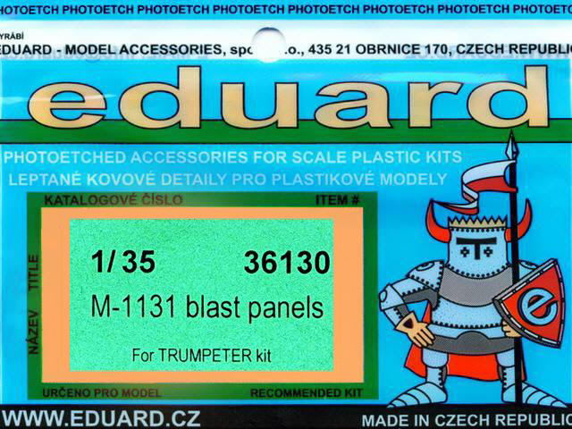 Eduard Ätzteile - M-1131 blast panels