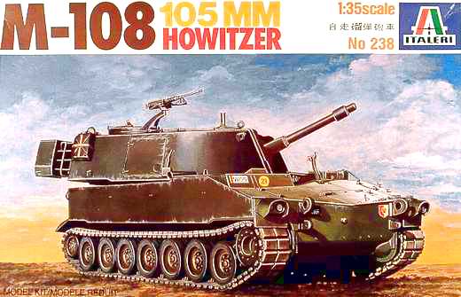 Italeri - M-108 105mm SP Howitzer