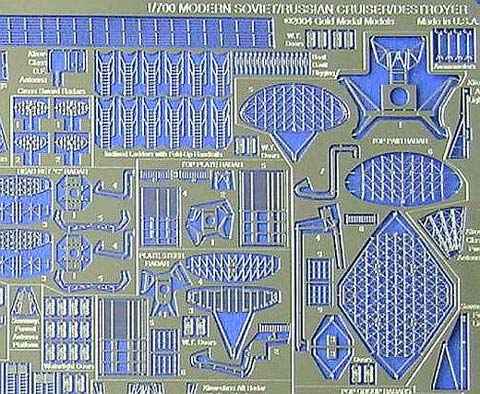 Gold Medal Models - Fotoätzteilesatz für Sovietische/Russische Kreuzer und Zerstörer