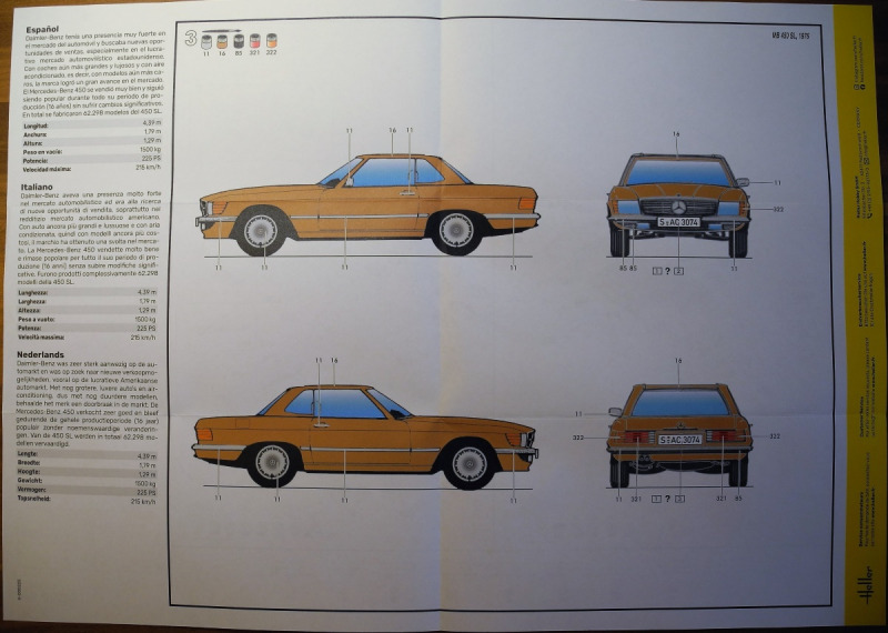 Heller - Mercedes Benz 450SL
