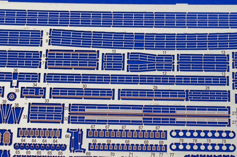 Eduard Ätzteile - IJN Mikuma railings