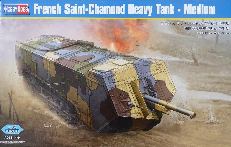 HobbyBoss - French Saint-Chamond Heavy Tank - Medium