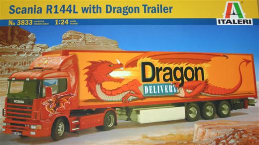 Italeri - Scania R144L with Dragon Trailer