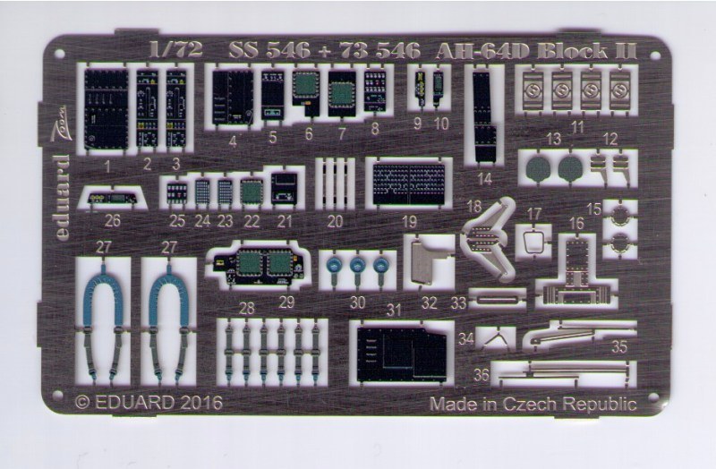 Eduard Ätzteile - AH-64D Block II