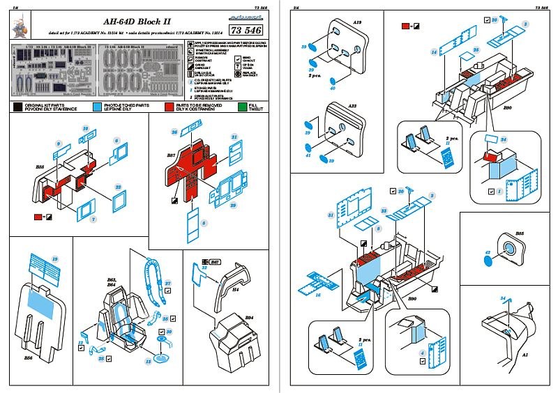 Eduard Ätzteile - AH-64D Block II