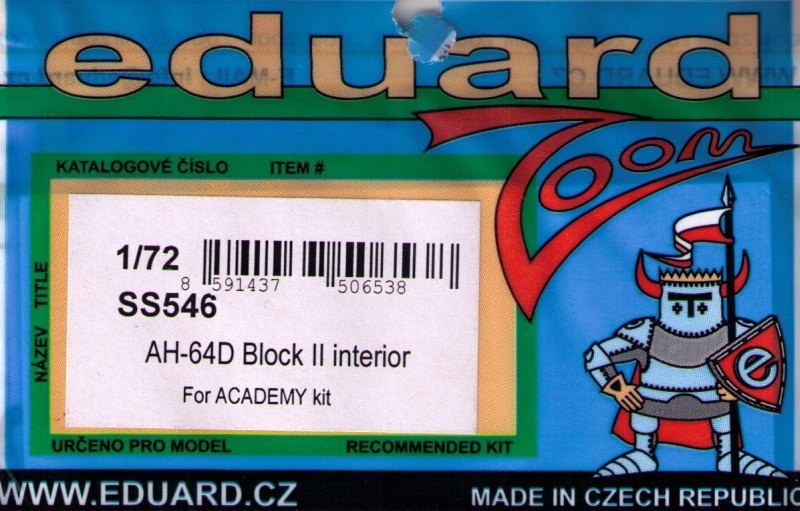 Eduard Ätzteile - AH-64D Block II