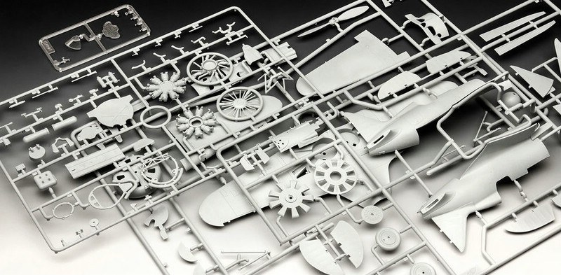 Die Bauteile im Überblick. (Foto: Revell)