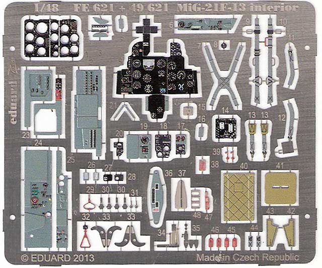 Eduard Ätzteile - MiG-21F-13 S.A.