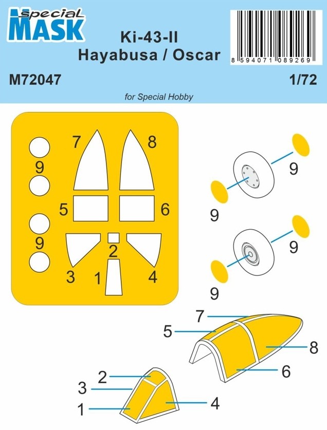 Special Mask - Ki-43-II Hayabusa / Oscar
