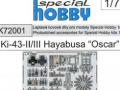 Ki-43-II/III Hayabusa "Oscar" von Special Hobby