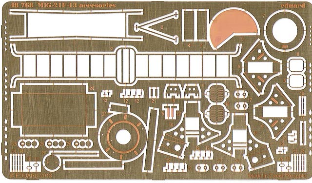 Eduard Ätzteile - MiG-21F-13 accessories