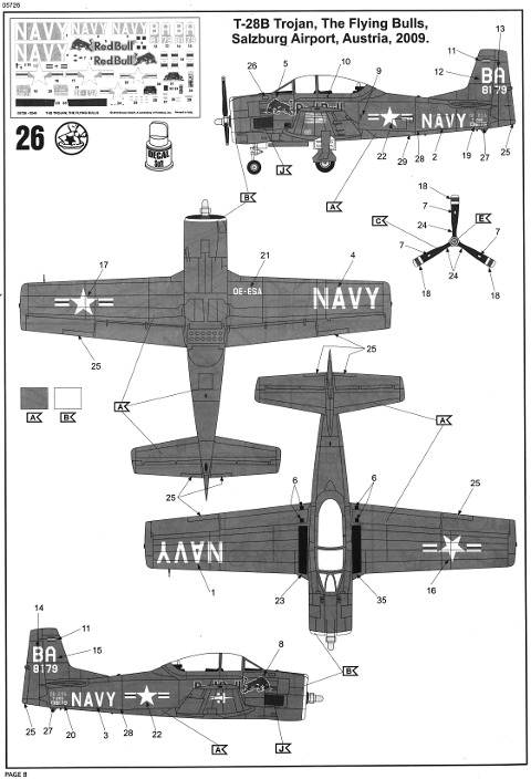 Revell - T-28B Trojan The Flying Bulls