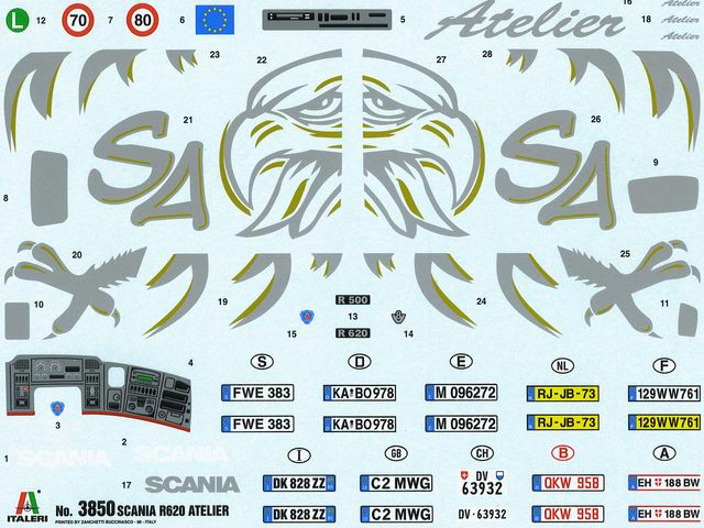 Italeri - Scania R620 Atelier