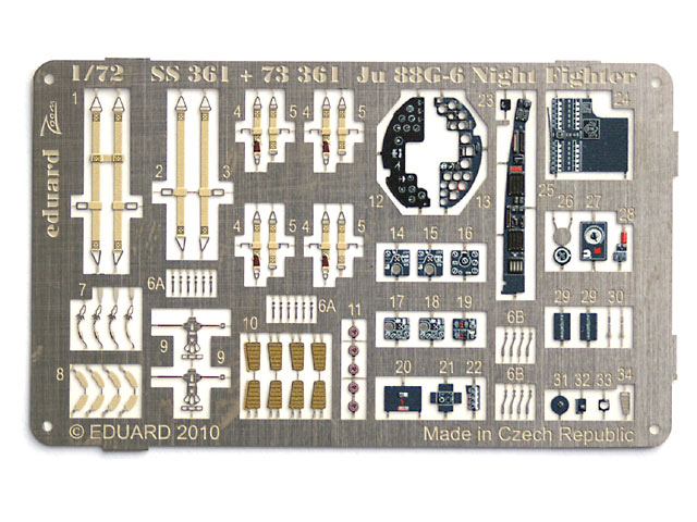 Eduard Ätzteile - Ju 88G-6 Night Fighter S.A. Zoom
