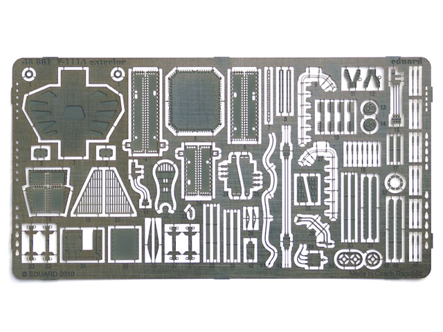 Eduard Ätzteile - F-111A exterior