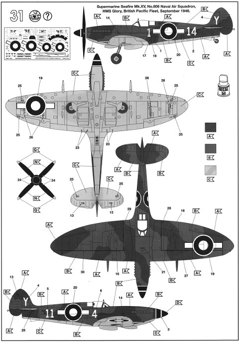 Revell - Supermarine Seafire Mk.XV