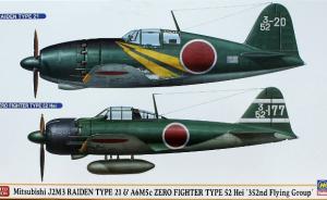 : Mitsubishi J2M3 Raiden Type 21 & A6M5c Zero Fighter Type 52